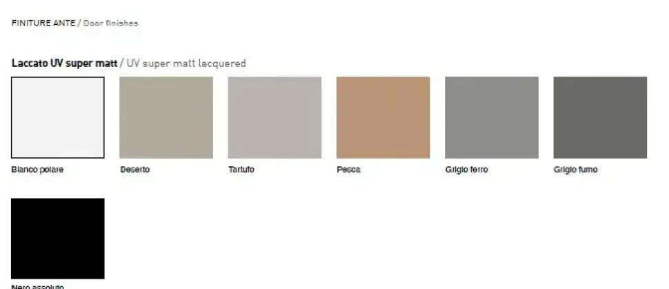 Cucina a prezzo scontato con penisola moderna Domino composizione 10 Prima cucine