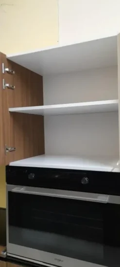 Cucina a prezzo scontato lineare moderna Nexus tabacco Giannei