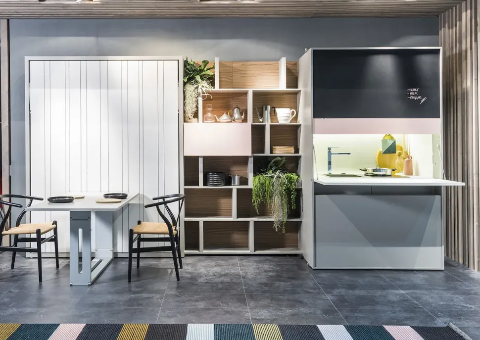 Cucina a scomparsa di Clei Kitchen Box , FORTI SCONTI SUL NUOVO