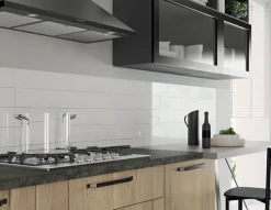 Cucina ad angolo americano Domino industriale Primacucine a prezzo ribassato