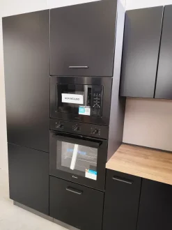 CUCINA ad angolo Ar-due Laccato nero SCONTATA 65%