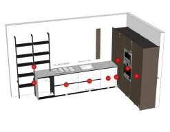 CUCINA ad angolo Armony Cucina a l skyline SCONTATA 50%