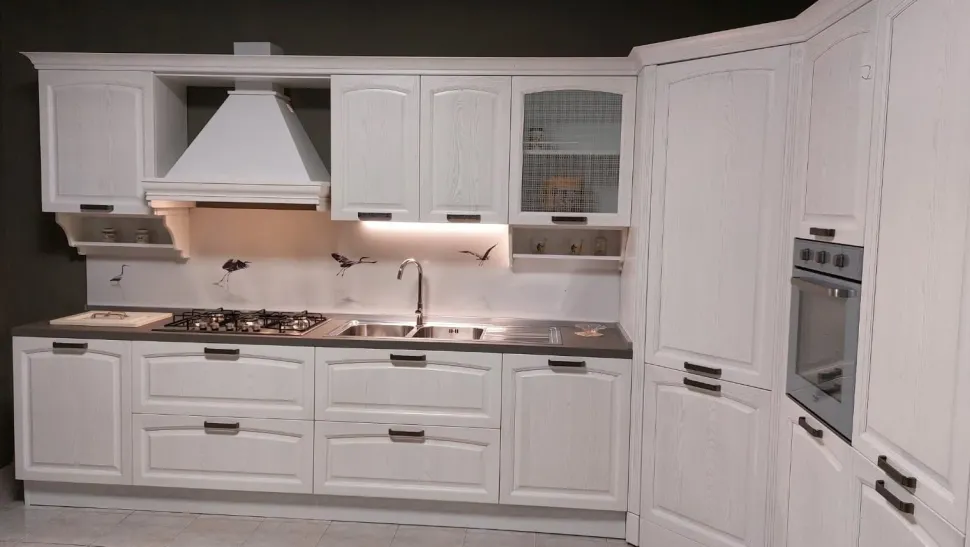 Cucina ad angolo classica bianca Artec Mida a soli 8620 Euro