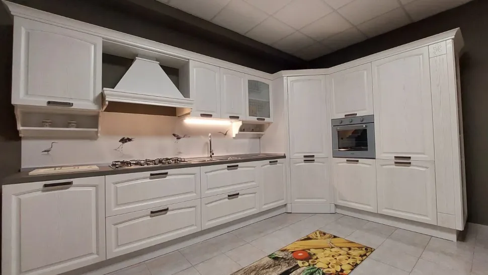 Cucina ad angolo classica bianca Artec Mida a soli 8620 Euro
