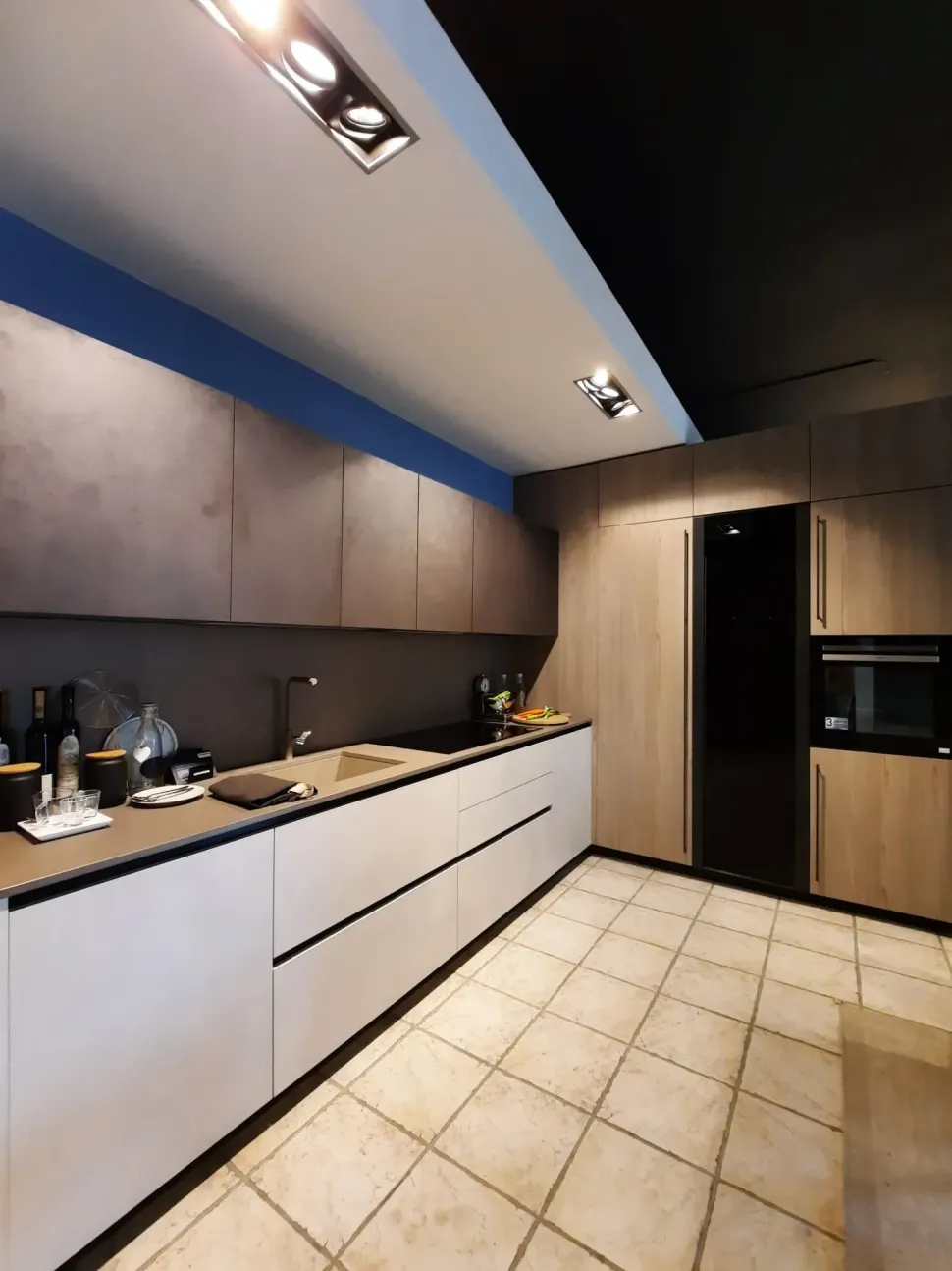 Cucina ad angolo design altri colori Stosa Metropolis