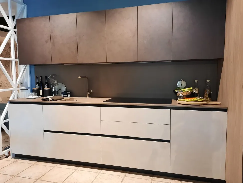 Cucina ad angolo design altri colori Stosa Metropolis