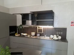 Cucina ad angolo design grigia Stosa Karma a soli 10600 Euro