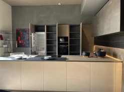 Cucina ad angolo design grigia Modulnova Mh6 a soli 22600 Euro
