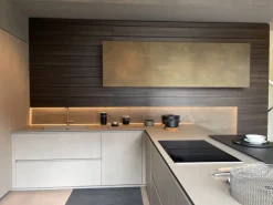 Cucina ad angolo design grigia Modulnova Mh6 a soli 22600 Euro