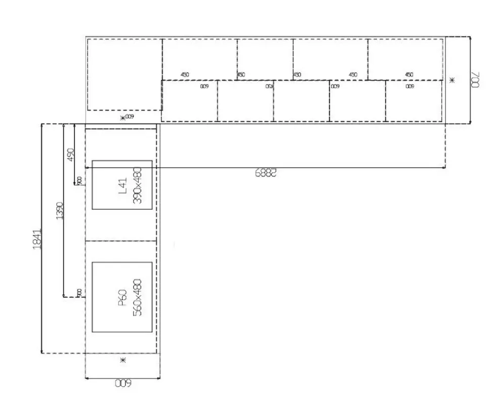 Cucina ad angolo in laccato opaco a prezzo scontato 76%