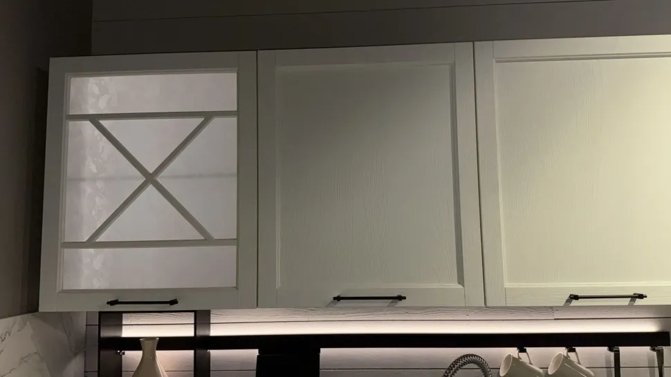 Cucina ad angolo in legno a prezzo scontato 50%