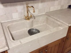 Cucina ad angolo in legno rovere chiaro Rovere a prezzo ribassato