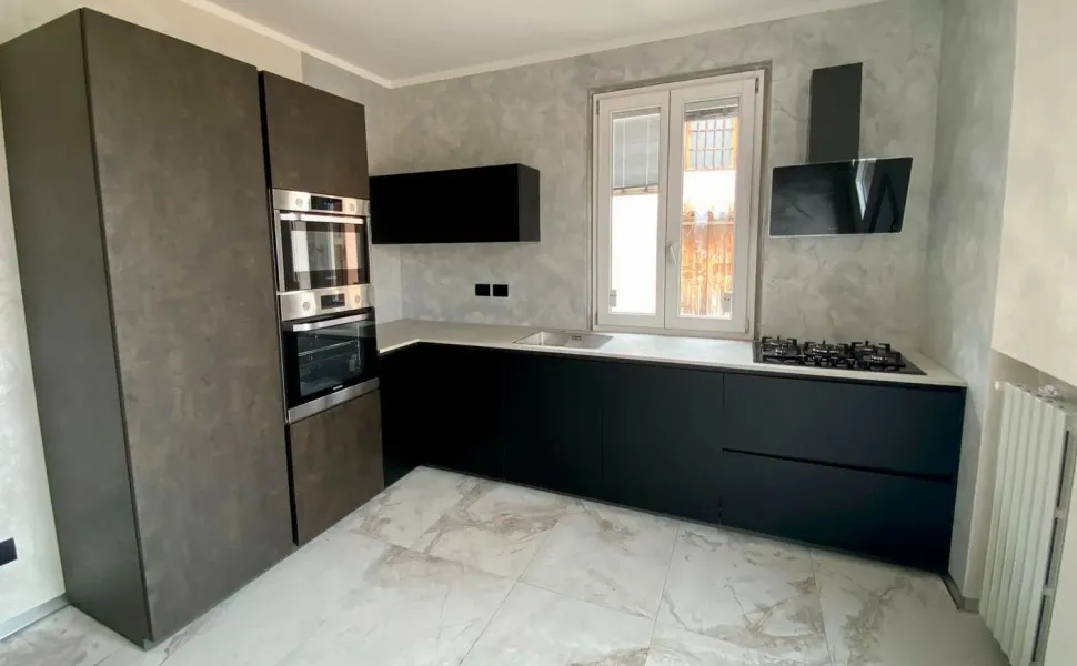 Cucina ad angolo Ingrosso cucine moderne icm37 Primopiano cucine con uno sconto vantaggioso