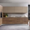 Cucina ad angolo Mod.clhoè versione eucalipto S75 con uno sconto vantaggioso