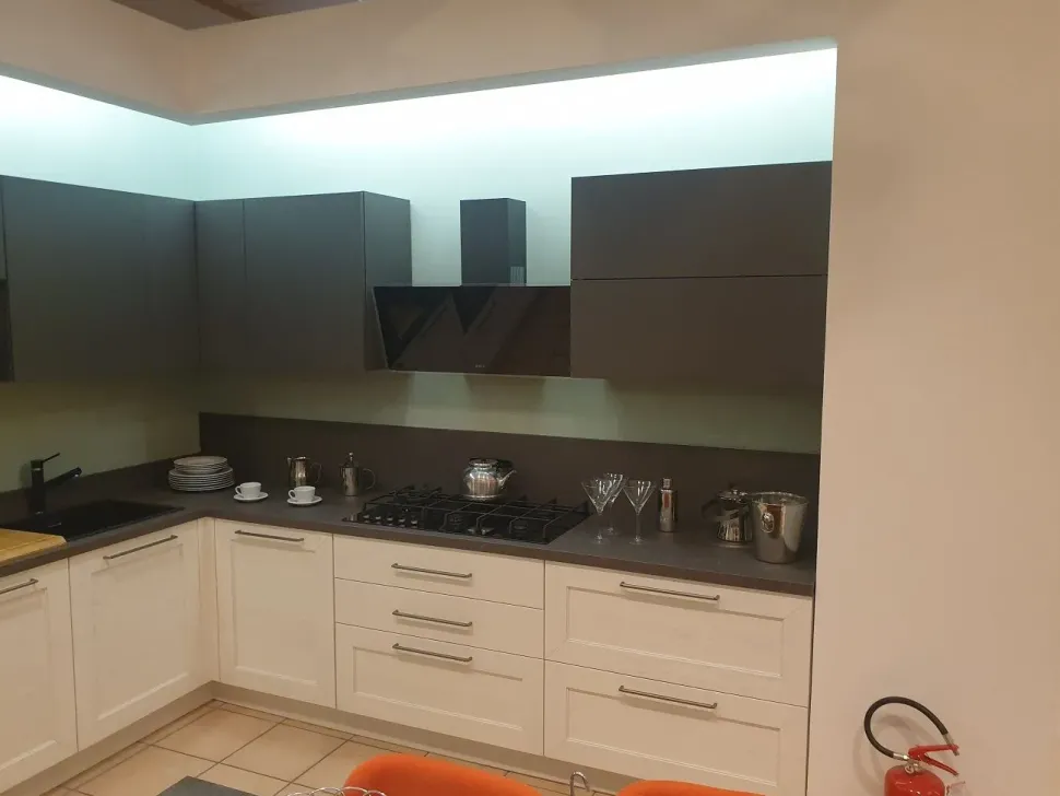 Cucina ad angolo moderna Kali Arrex a prezzo scontato
