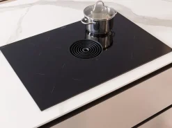 Cucina ad angolo moderna tortora Diotti.com Plan 01 outlet a soli 24790 Euro