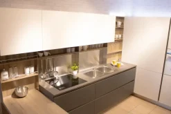 CUCINA ad angolo Veneta cucine Oyster SCONTATA 55%