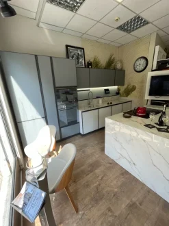 Cucina ad isola design bianca Arredo3 Agin