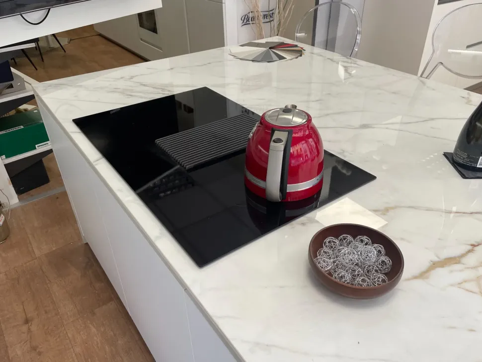 Cucina ad isola design bianca Arredo3 Agin