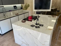 Cucina ad isola design bianca Arredo3 Agin