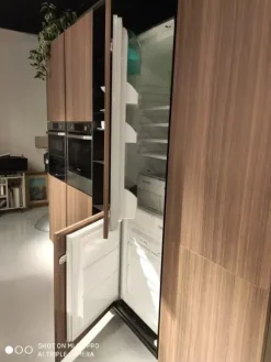 Cucina ad isola in laminato opaco bianca Kalì z6 a prezzo ribassato