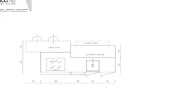 Cucina ad isola in laminato opaco bianca Artematica   a prezzo ribassato