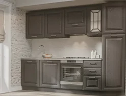 Cucina Afrodite country bianca Arrex lineare scontata 16%