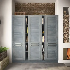 Cucina Alba classica azzurra Essebi ad isola scontata 38%