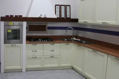 Cucina altri colori classica ad angolo U802 greca  Artigianale in Offerta Outlet