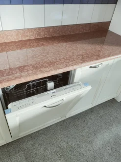 Cucina altri colori classica ad angolo U802 greca Artigianale in Offerta Outlet