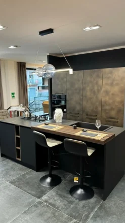 Cucina altri colori design con isola Armony Kappa