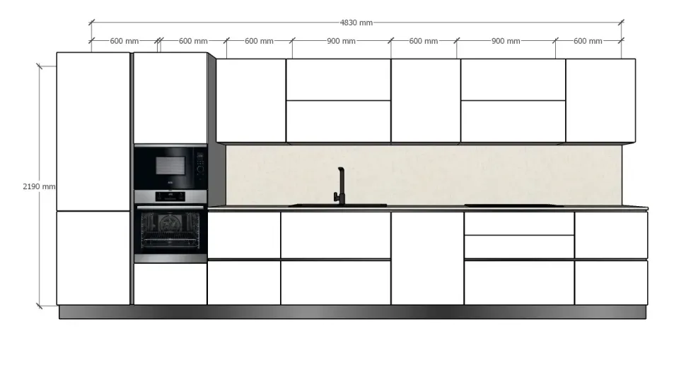Cucina altri colori design con isola Area 22 Dibiesse