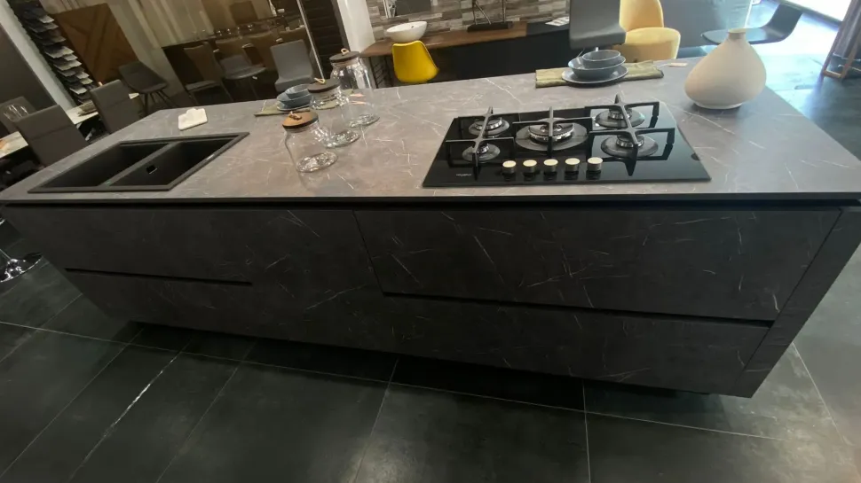 Cucina altri colori design ad isola Kappa Armony in offerta