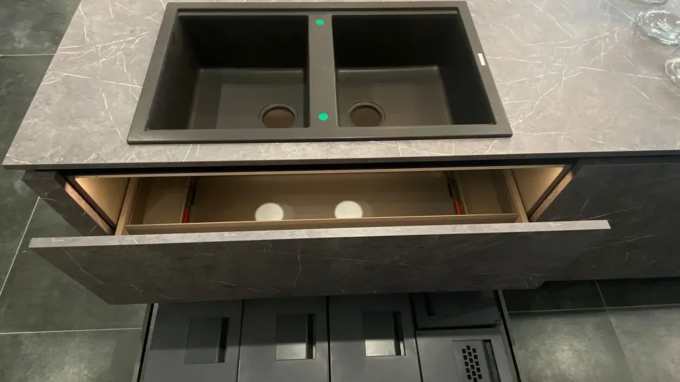 Cucina altri colori design ad isola Kappa Armony in offerta