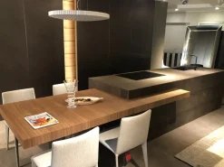 Cucina altri colori design con isola Modulnova Skill gres