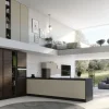 Cucina altri colori design con penisola Soft Artigianale a soli 7328 Euro