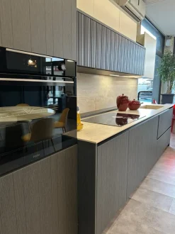 Cucina altri colori design lineare Bluna Binova