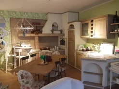 Cucina altri colori in muratura ad angolo Zappalorto Paolina gianduia