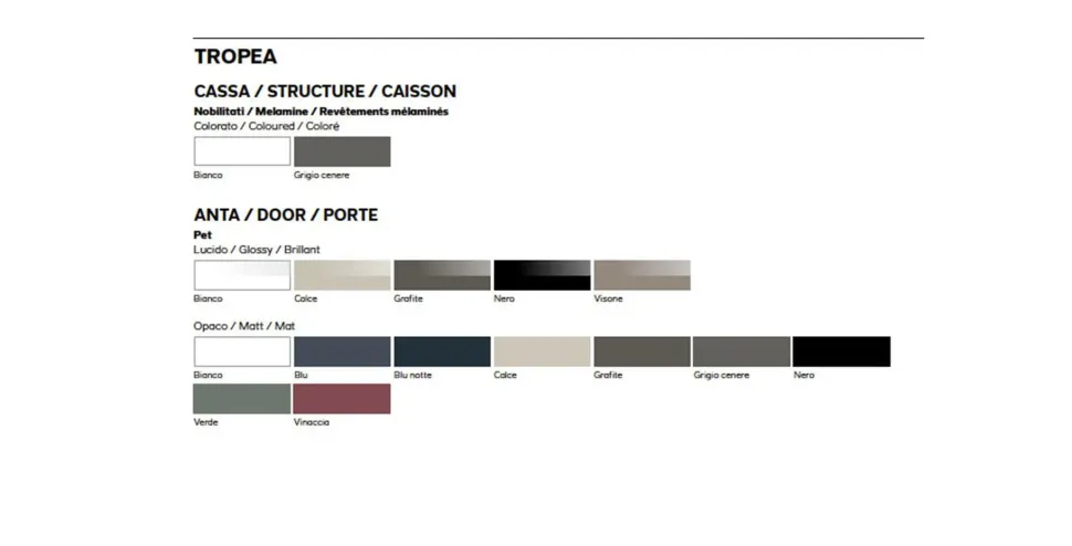 Cucina altri colori moderna lineare Imab Tropea