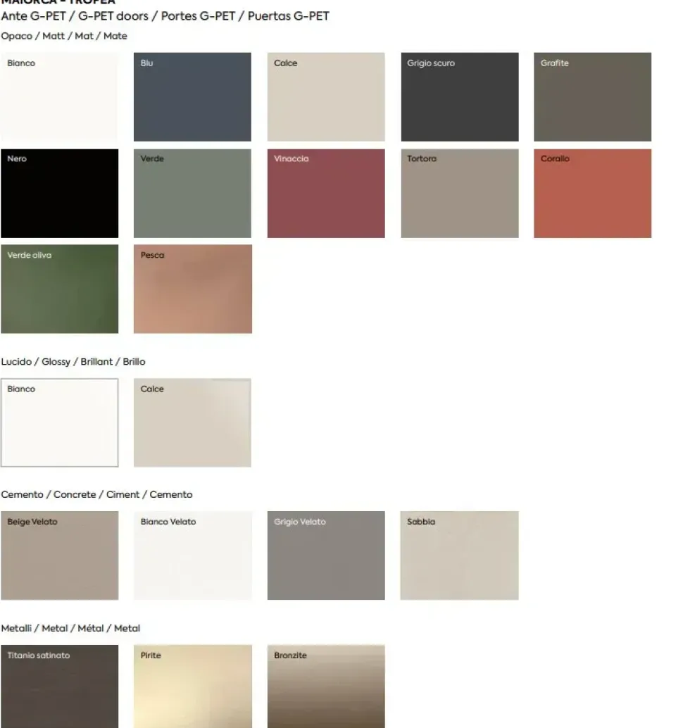 Cucina altri colori moderna lineare Imab Tropea