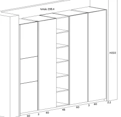Cucina altri colori moderna ad isola Time Gentili group
