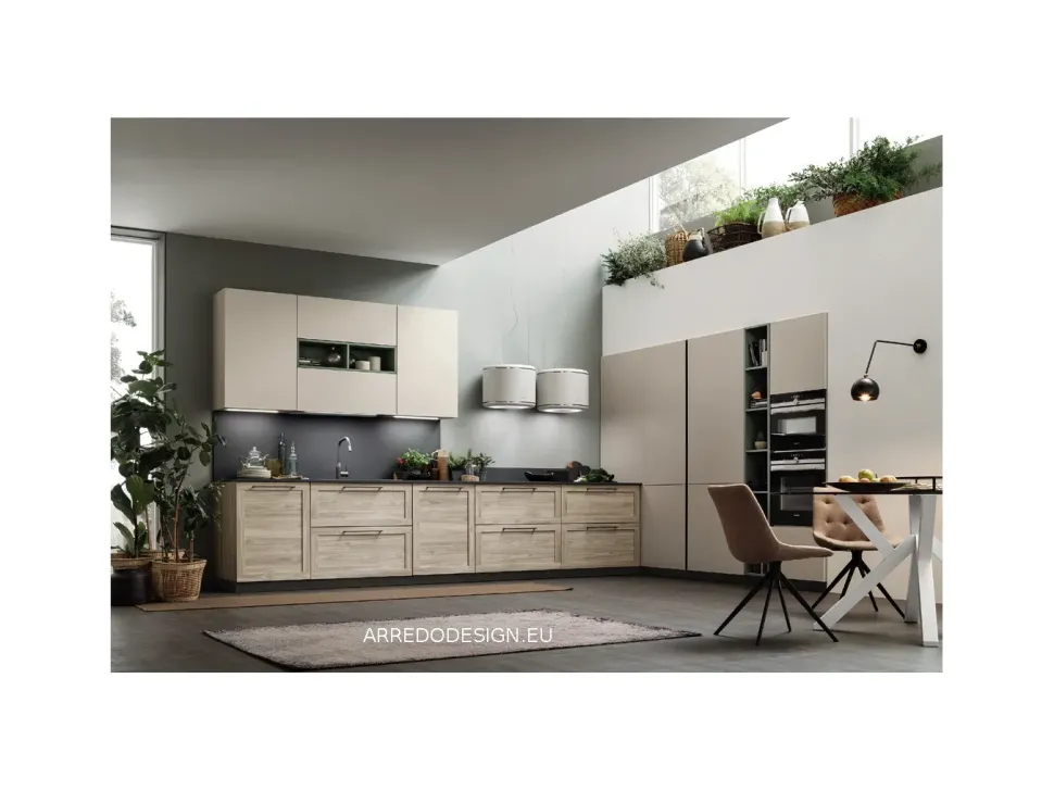 Cucina altri colori moderna ad angolo Arrex Twin  a soli 5960 Euro
