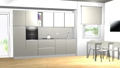 Cucina altri colori moderna lineare Gicinque Smart kmaniglia a soli 4990 Euro