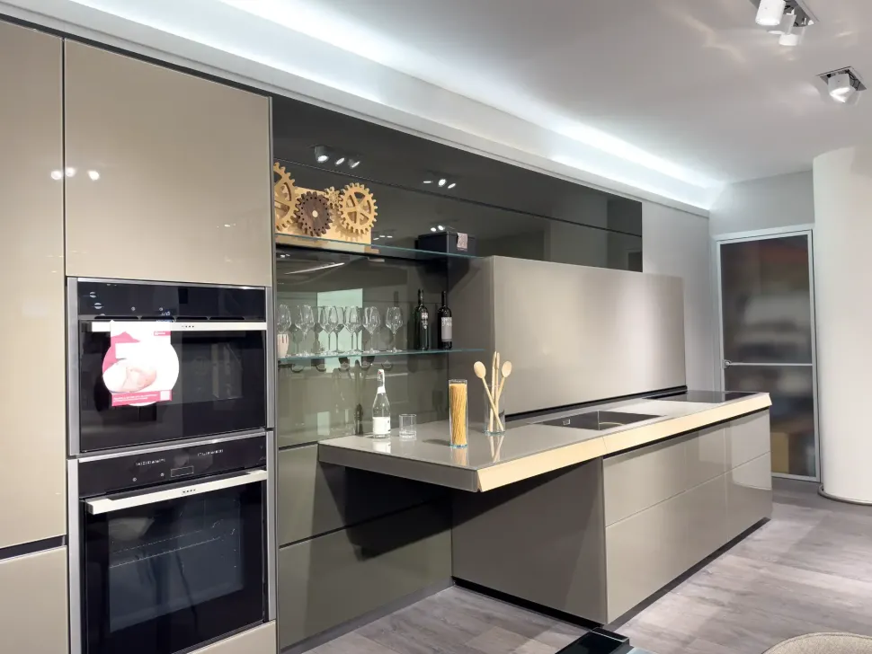 Cucina altri colori moderna lineare Genius loci con air logica Valcucine scontata