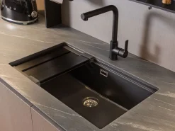 Cucina altri colori moderna con isola Klab 07 outlet Diotti.com a soli 18190 Euro