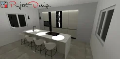 Cucina altri colori moderna con isola Kali Arredo3 a soli 8400 Euro