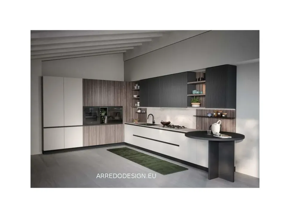 Cucina altri colori moderna ad angolo Zoe Prima cucine a soli 6810 Euro