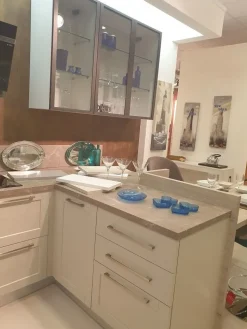 Cucina altri colori moderna ad angolo Dallas Arrex scontata