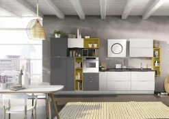 Cucina altri colori moderna lineare Ala cucine Onda a soli 2722 Euro