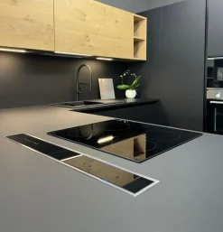 Cucina altri colori moderna con penisola Atra cucine modello lab Atra in offerta